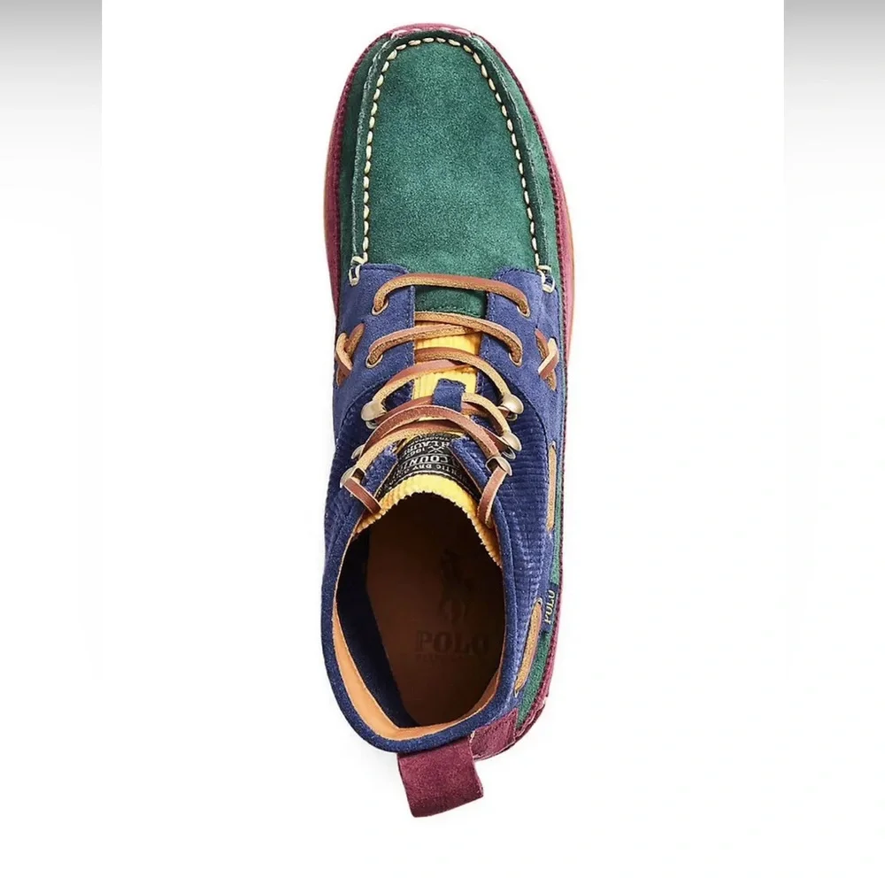 Polo Ralph Lauren Ranger Mid Color Blocked Suede Boot